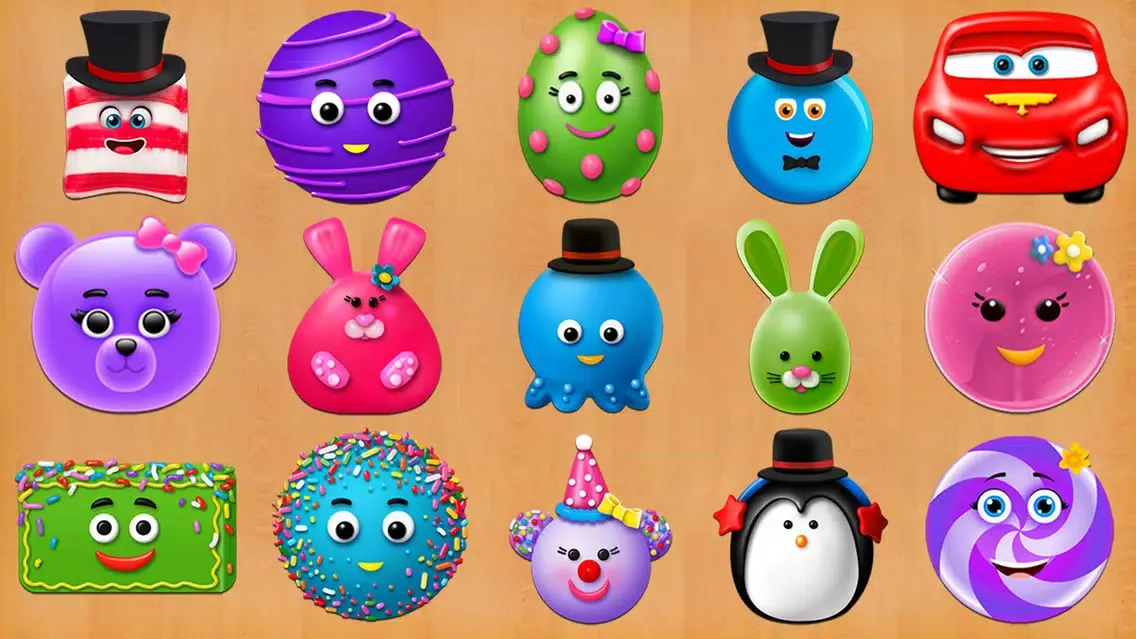 Captures d'écran de Cake Pop Finger Family Game