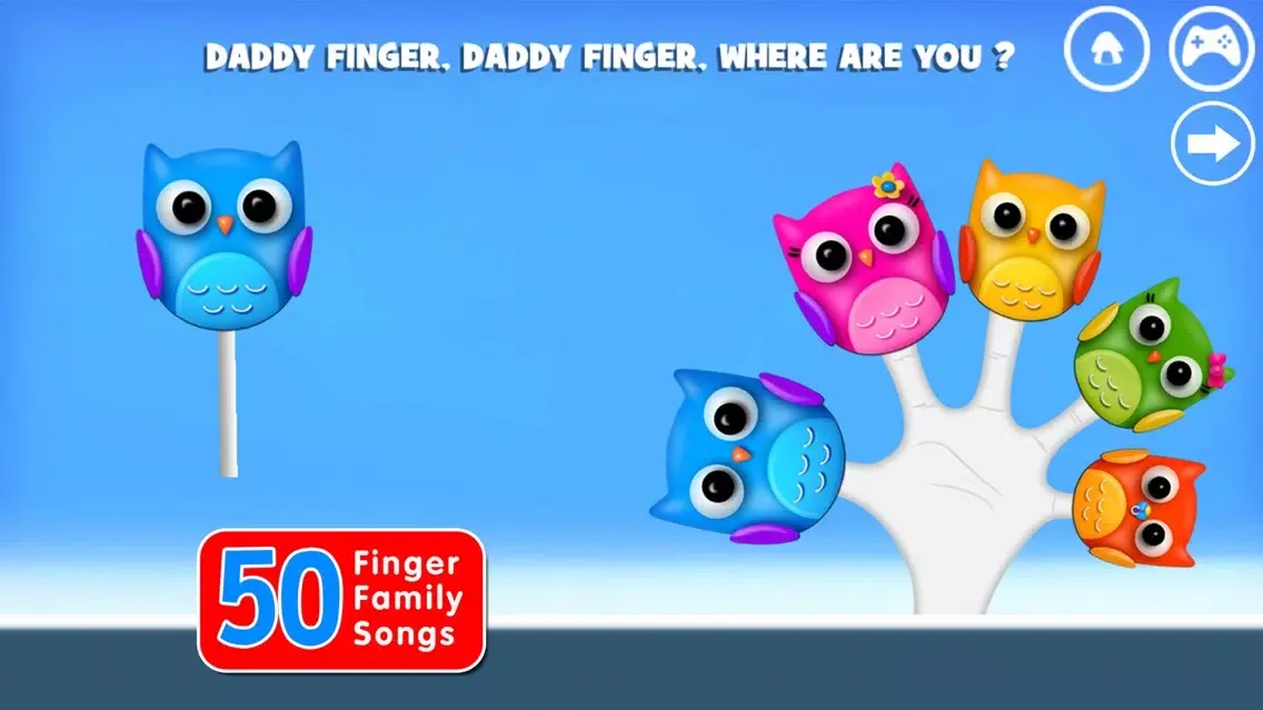 Captures d'écran de Cake Pop Finger Family Game