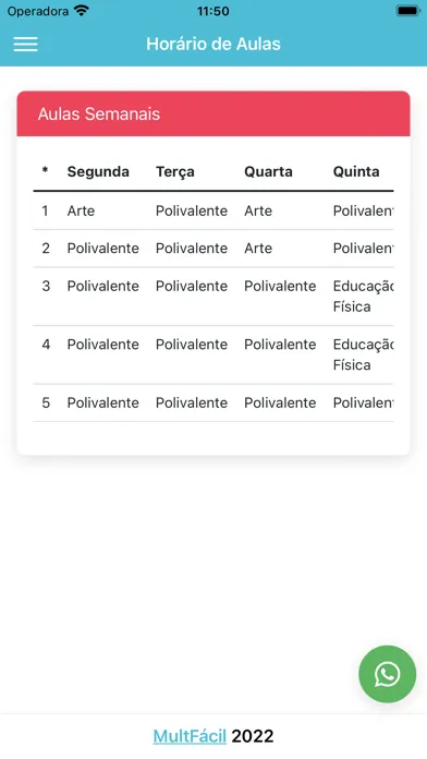 Capturas de pantalla de Educa Franco - Portal do Aluno