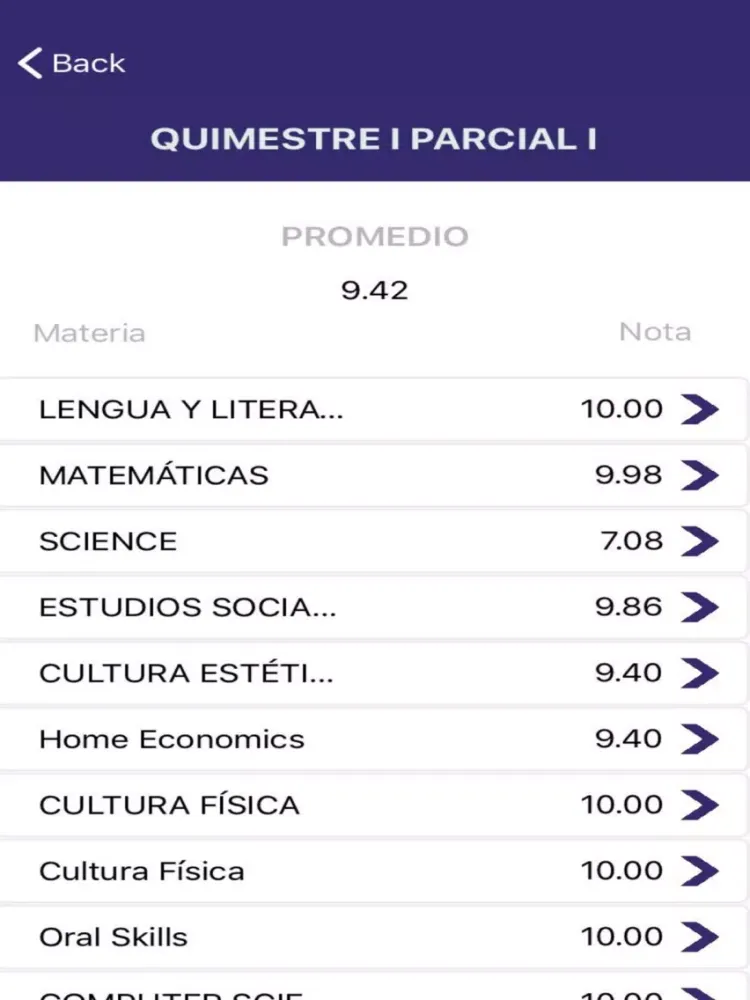 Educalinks Alumnos iPad 應用截圖