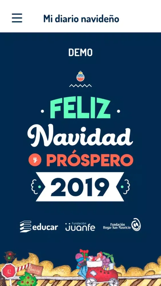 Screenshot di Mi diario navideño