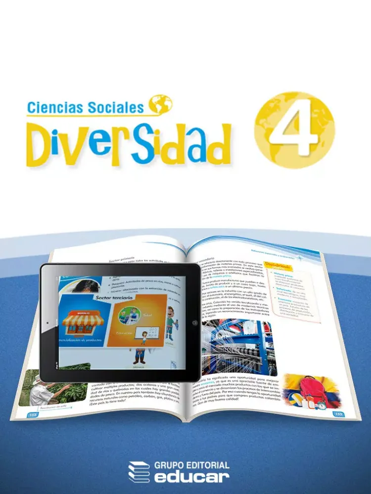 Tangkapan layar Vector Z | Ciencias Sociales Diversidad 4 iPad 