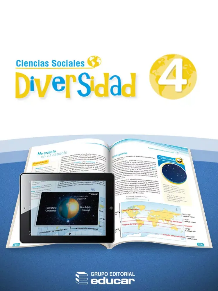 Tangkapan layar Vector Z | Ciencias Sociales Diversidad 4 iPad 