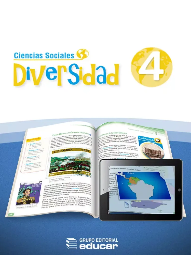 Tangkapan layar Vector Z | Ciencias Sociales Diversidad 4 iPad 