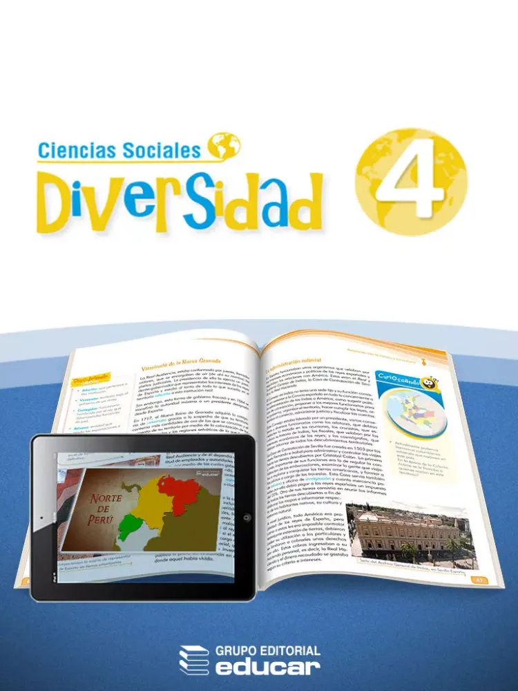 Tangkapan layar Vector Z | Ciencias Sociales Diversidad 4 iPad 