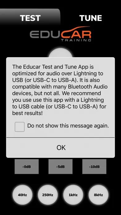 Tangkapan layar TestTune by Educar Labs