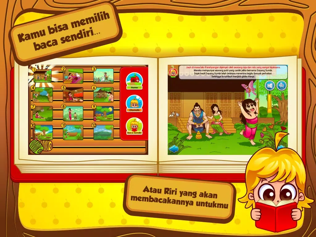 Cerita Anak: Tangkuban Perahu iPad 应用截图
