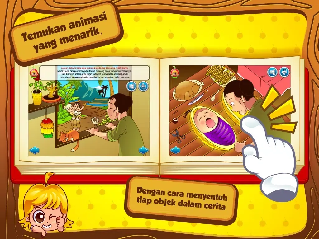 تصاویر Cerita Anak: Kisah Timun Mas iPad 