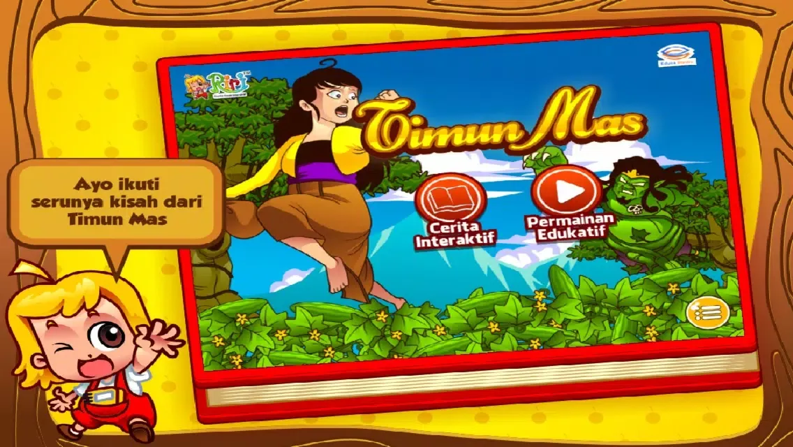 تصاویر Cerita Anak: Kisah Timun Mas