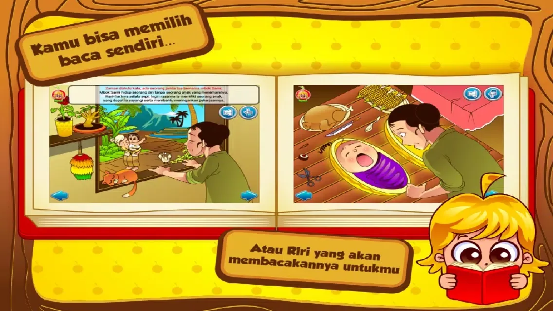تصاویر Cerita Anak: Kisah Timun Mas