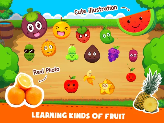 Screenshot di Marbel : Fruits for Kids iPad 