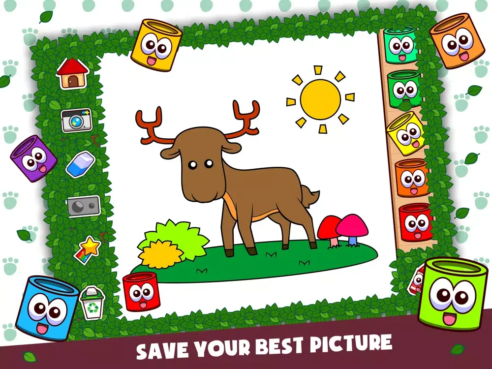 Скриншоты Coloring Land Animals (Full) iPad 