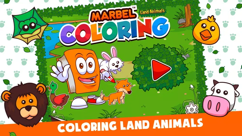Скриншоты Coloring Land Animals (Full)