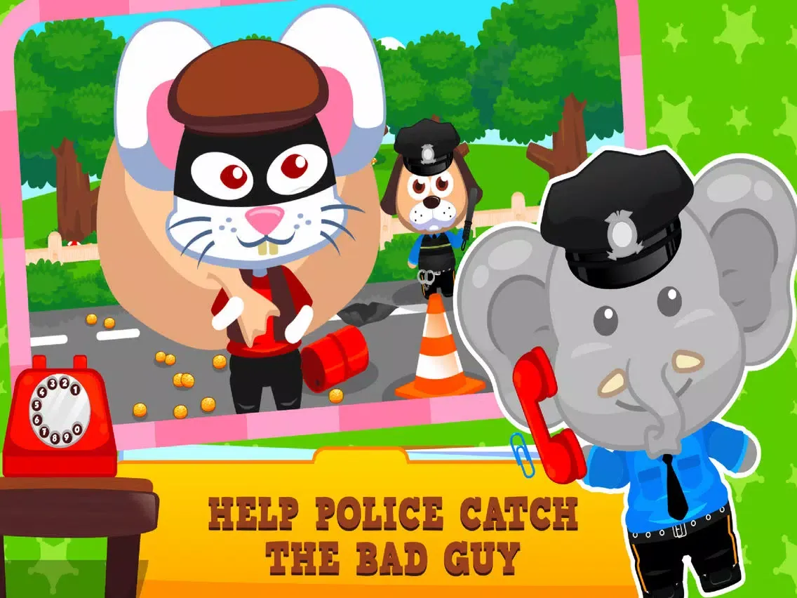 ภาพหน้าจอของ Marbel Police Station iPad 
