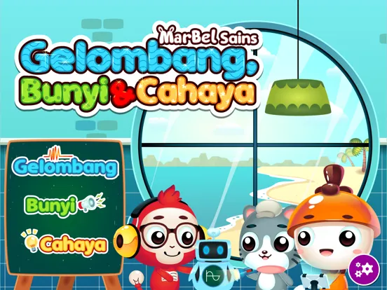 Screenshot di Marbel Sains : Gelombang iPad