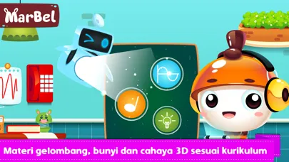 Screenshot di Marbel Sains : Gelombang