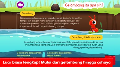 Screenshot di Marbel Sains : Gelombang