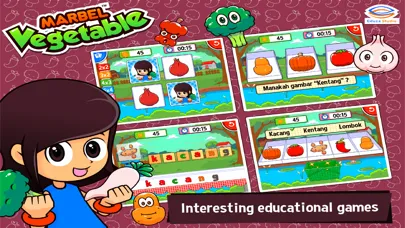 Marbel Vegetable Fun Preschool Games应用截图