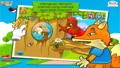 Ayam Jantan dan Rubah Licik - Cerita Anak Interaktif 스크린샷