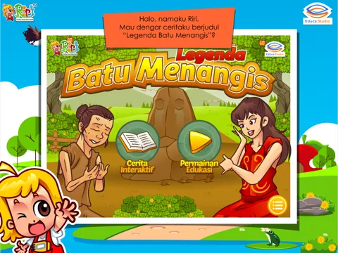 Cerita Anak: Batu Menangis iPad  Ekran Görüntüleri