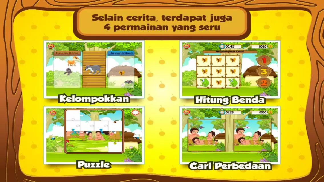 Capturas de tela do Cerita Anak: Asal Usul Burung Cendrawasih
