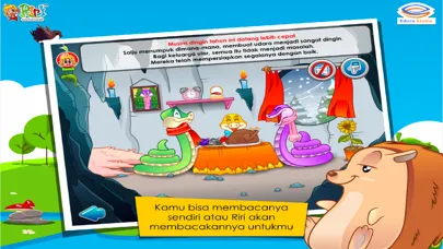 Ảnh chụp màn hình của Landak Tidak Tahu Terima Kasih - Buku Cerita Anak Interaktif