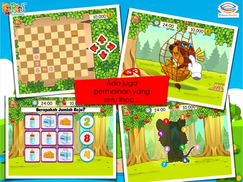 Singa dan Tikus - Cerita Anak Interaktif iPad  Screenshots