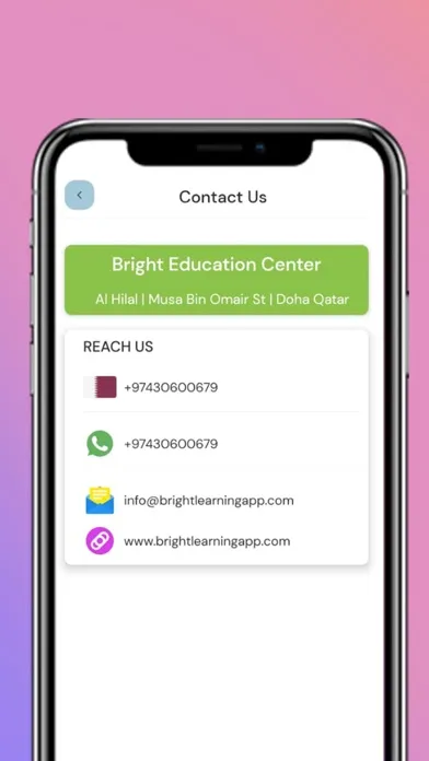 Capturas de tela do Bright Learning App