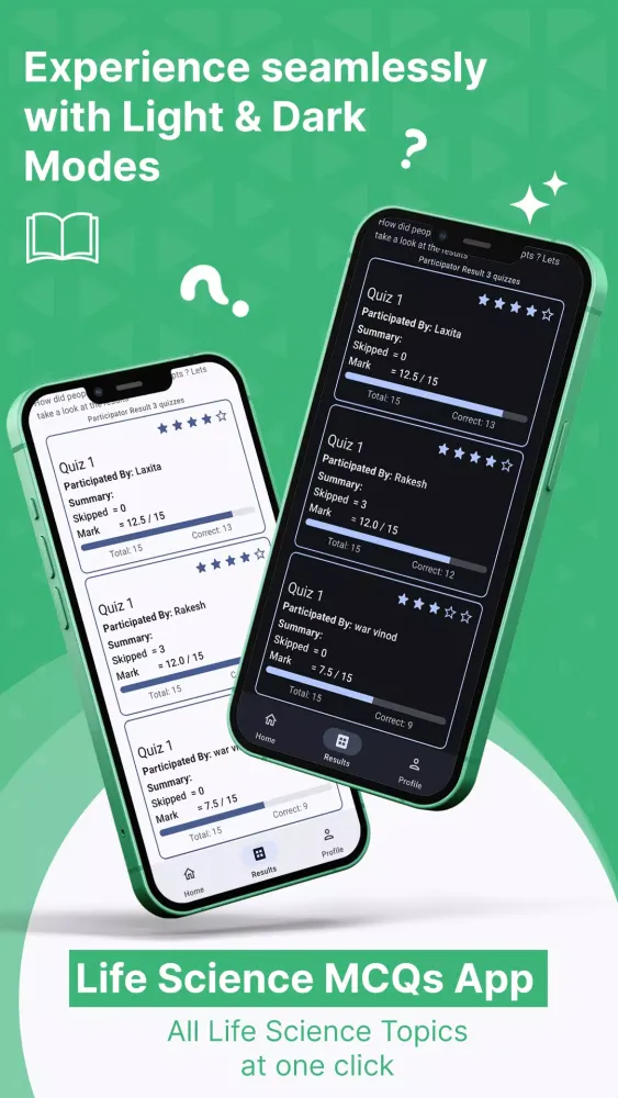 EGQ: Life Science MCQs App.应用截图