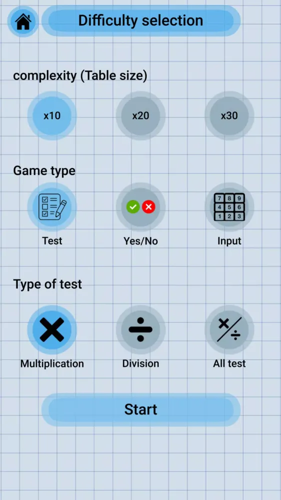 Multiplication Table Math Game Screenshots