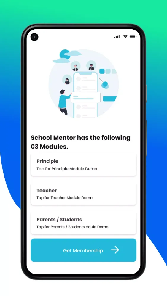 Tangkapan layar School Mentor