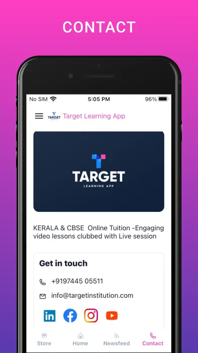 Capturas de pantalla de Target Learning App