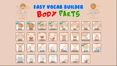 Zrzuty ekranu My Body Parts Learning Games