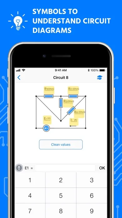 Tangkapan layar Circuit Builder Calc: Solver