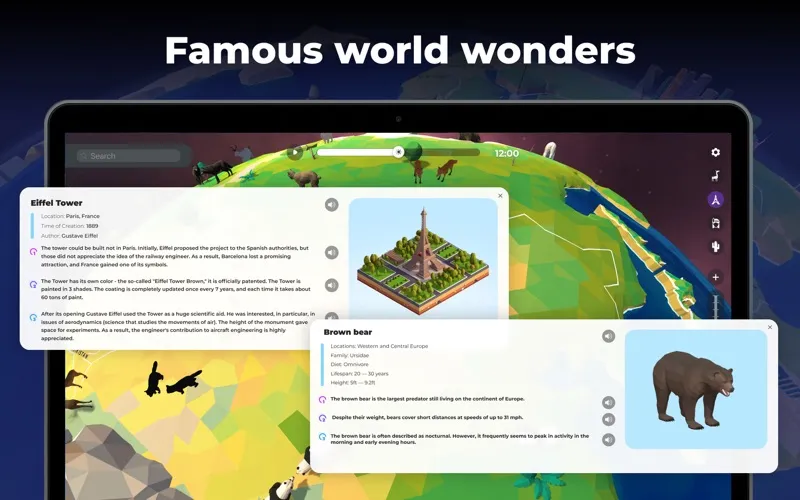 Globe Geography 3D: Geo Atlas سکرین شاٹس