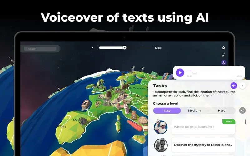 Globe Geography 3D: Geo Atlas سکرین شاٹس