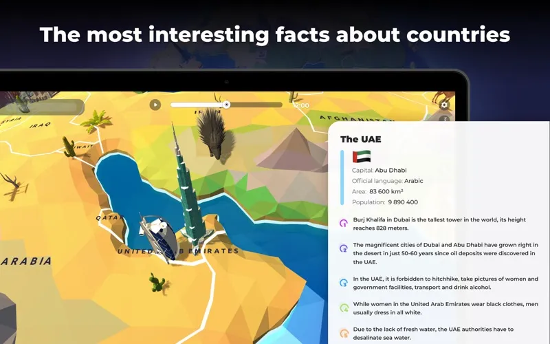 Globe Geography 3D: Geo Atlas سکرین شاٹس