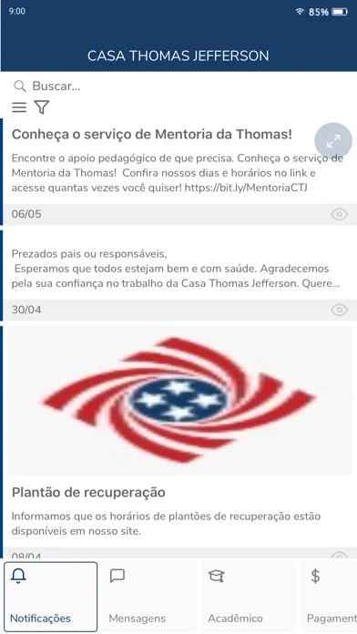 Portal do Aluno - CTJ Screenshots