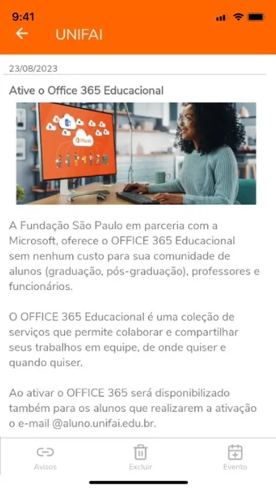Screenshot di UNIFAI