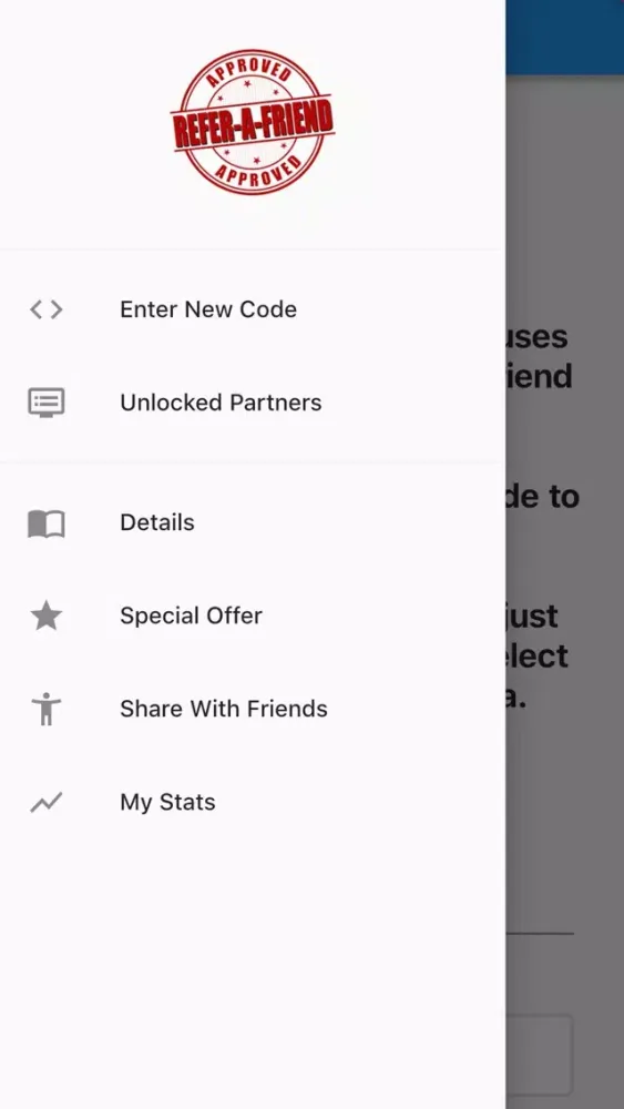 Refer A Friend سکرین شاٹس