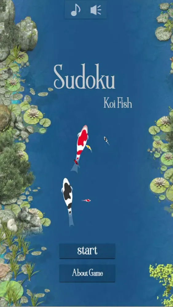 Tangkapan layar Sudoku koi fish