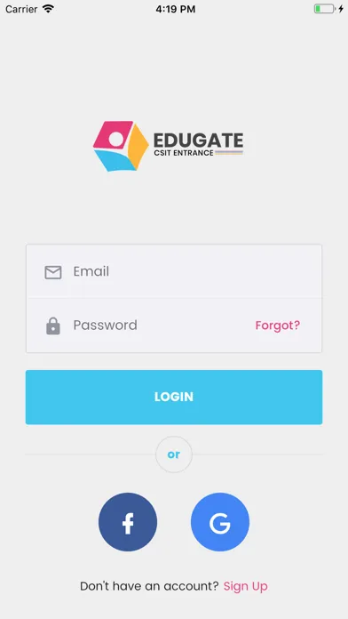 CSIT Entrance - Edugate Ekran Görüntüleri