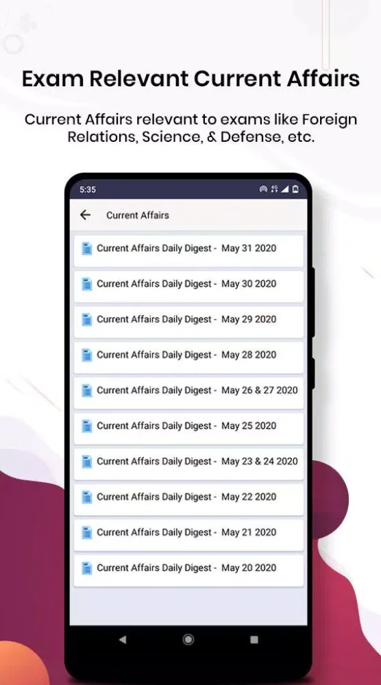 Скриншоты RPSC FDO Mock Test App