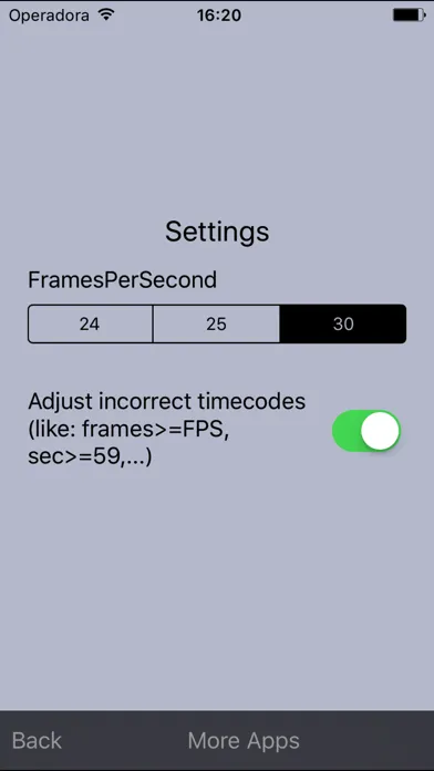 Screenshot di Simple Timecode