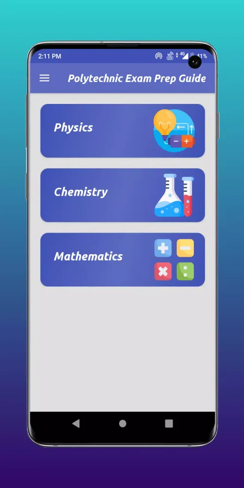 Polytechnic Entrance Exam 2025 Screenshots