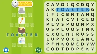 Tangkapan skrin Word Search in English