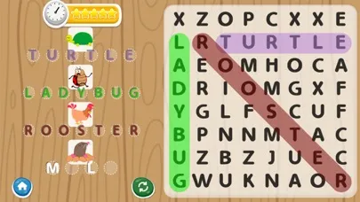Tangkapan skrin Word Search in English