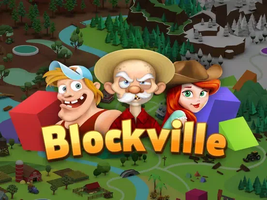 BlockVille - Build Bridges iPad  Screenshots