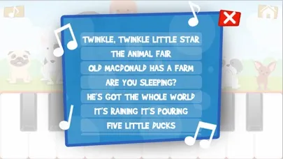 Kids Piano Melodies سکرین شاٹس