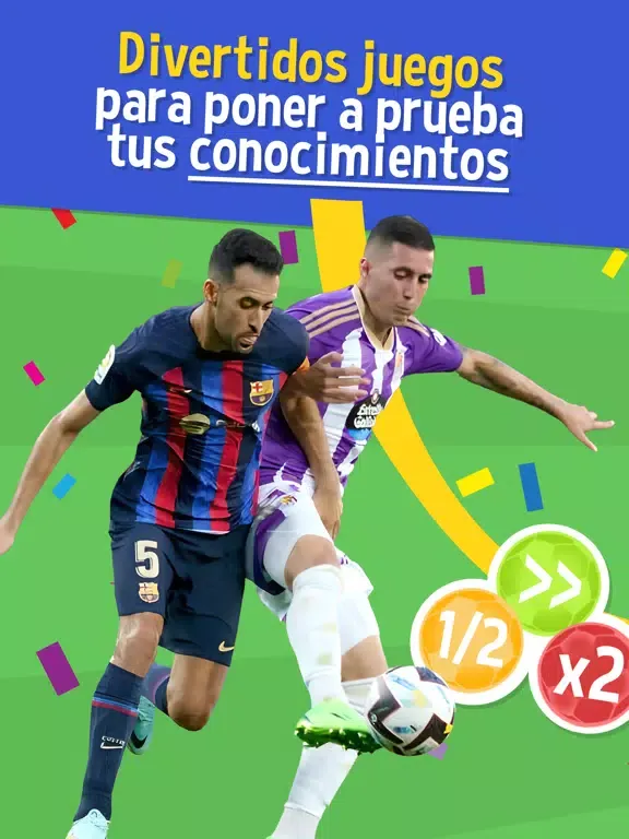 Capturas de tela do TRIVIA LaLiga fútbol iPad 